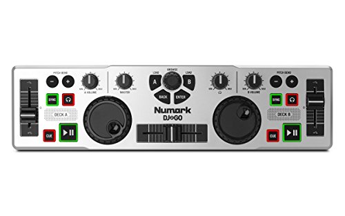 Numark DJ 2 Go Ultra-Portable USB DJ Controller for Mac or PC