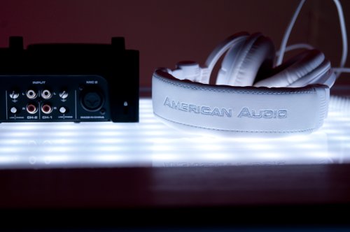 American Audio Hp550 Foldable Professional Headphones White