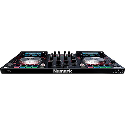 Numark NV DJ Controller for Serato with Intelligent Dual-Display and Touch-Capacitive Knobs