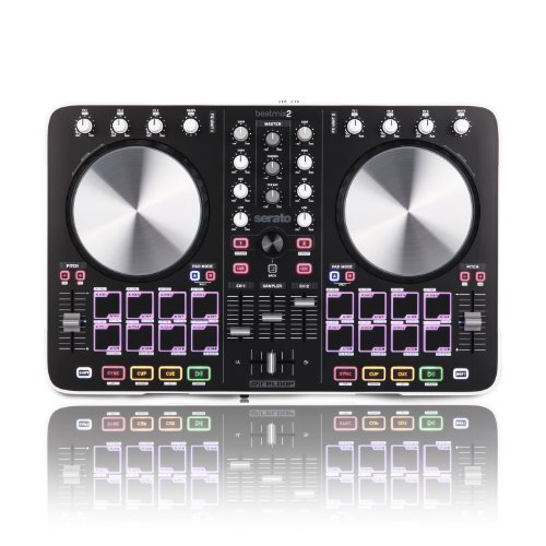 Reloop BEATMIX2 2-Track Pad Controller Bundled with Serato DJ Intro