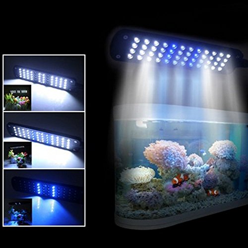 VIKEN Power 48LED Aquarium Fish Tank Water Plant 3 Mode Clip Lamp Light