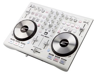 Epsilon Pro-Mix2 (White) Ultra-compact 2-Deck Professional MIDI/USB DJ Controller