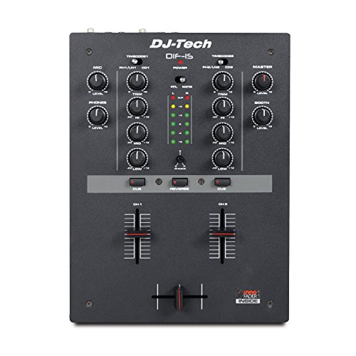 DJ Tech DIF-1S V2 Battle Mixer with Mini Innofader Crossfader