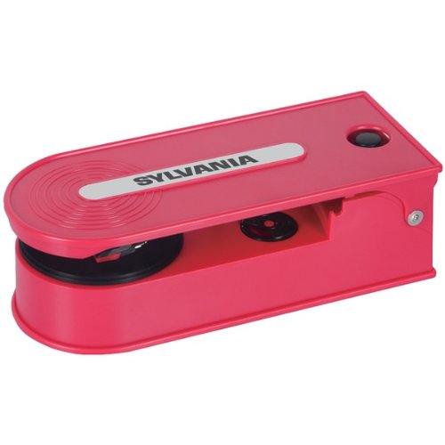 SYLVANIA STT008USB RED PC Encoding USB Turntable (Red) (STT008USB RED)