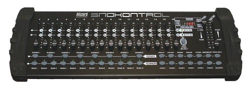 Blizzard Lighting SNOKONTROL | 384 DMx-Channel Universal DMX-512 Standard Lighting Controller with Built-In Microphone for Sound-to-Light Operation
