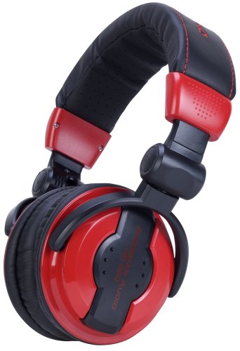 American Audio Hp 550 Red Foldable Professional Headphones