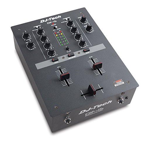 DJ Tech DIF-1S V2 Battle Mixer with Mini Innofader Crossfader
