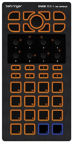 Behringer Cmd Dc1 Pad-Based MIDI Module with Effects and Navigation Control