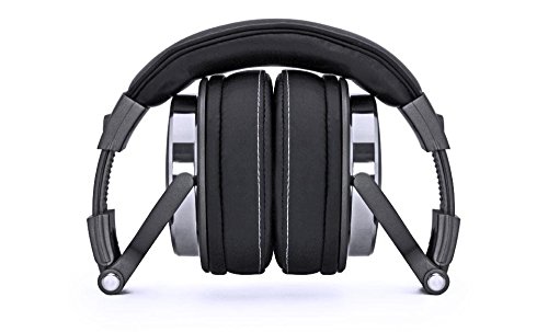 Brooklyn Headphone Company Studio Pro DJ Studio Style Wired Over the Ear Headset Includes Detachable Cable with Built-In Mic