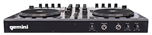 Gemini DJ G2V DJ Controller 2 Channel Midi Controller with Soundcard