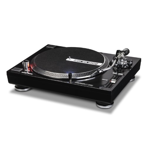 Reloop RP-7000 Quartz Driven DJ Turntable with Upper-Torque Direct Drive, Black