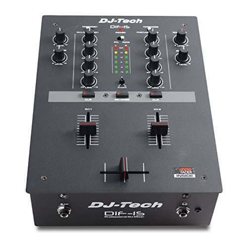 DJ Tech DIF-1S V2 Battle Mixer with Mini Innofader Crossfader