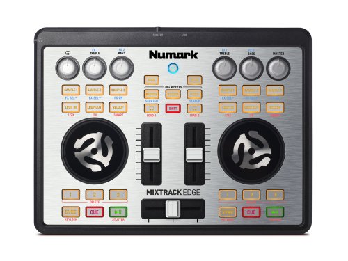 Numark Mixtrack Edge Slimline USB DJ Controller with Integrated Audio Output