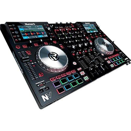 Numark NV DJ Controller for Serato with Intelligent Dual-Display and Touch-Capacitive Knobs