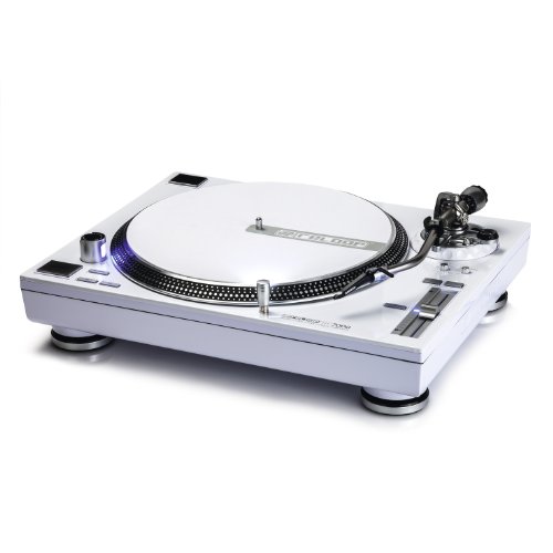 Reloop RP-7000-LTD Quartz Driven DJ Turntable with Upper-Torque Direct Drive, Silver