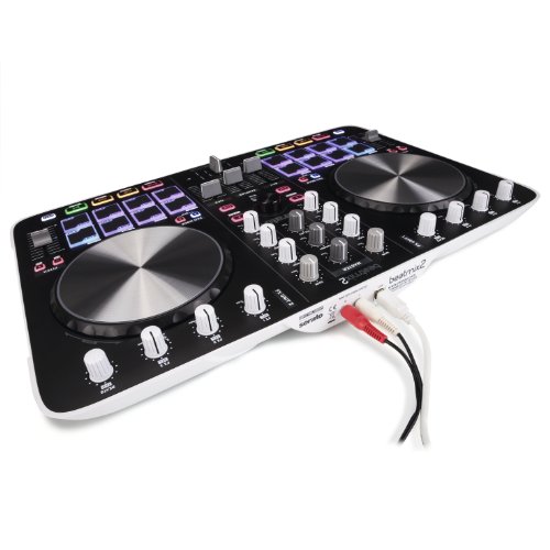 Reloop BEATMIX2 2-Track Pad Controller Bundled with Serato DJ Intro
