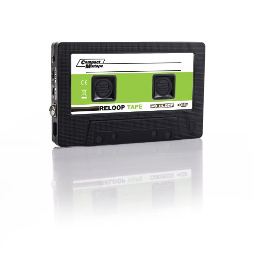 Reloop USB Mixtape Recorder with Retro Cassette Look, Black (TAPE)