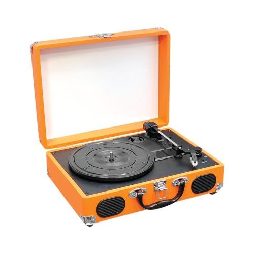 Pyle Home Pvtt2uor Retro Belt-Drive Turntable With Usb-To-Pc Connection (Orange)
