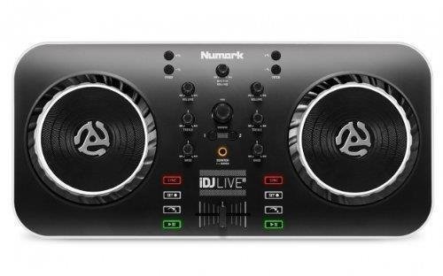 Numark iDJ Live II DJ Controller for Mac, PC, iPad, iPhone and iPod Touch (USB, Lightning and 30-pin)