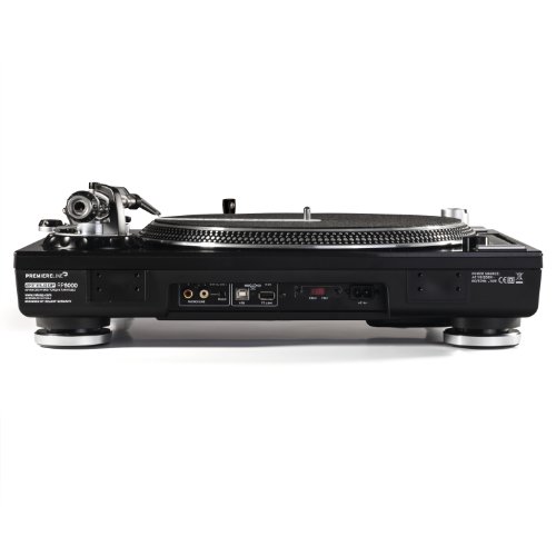 Reloop RP-8000 Advanced Hybrid Torque Turntable with Upper-Torque Direct Drive, Black