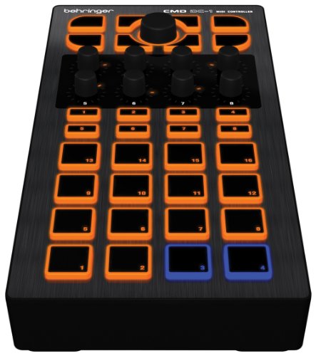 Behringer Cmd Dc1 Pad-Based MIDI Module with Effects and Navigation Control