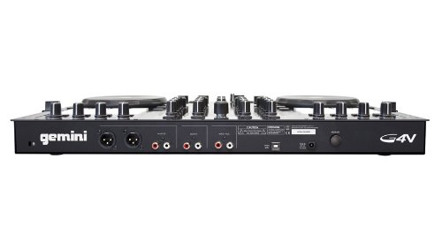 Gemini DJ G4V DJ Controller 4 Channel Midi Controller with Soundcard