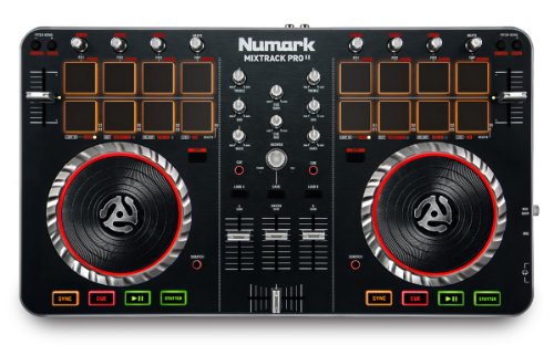 Numark Mixtrack Pro II USB DJ Controller with Integrated Audio Interface and Trigger Pads