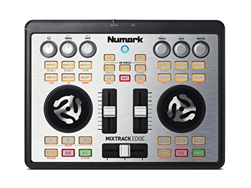 Numark Mixtrack Edge Slimline USB DJ Controller with Integrated Audio Output
