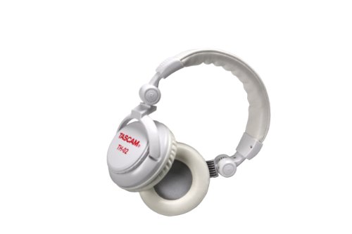 TASCAM TH02-W Closed-Back Stylish Headphone, White