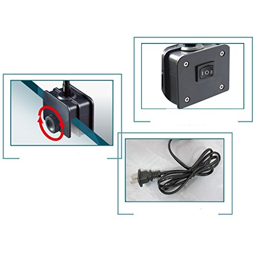 VIKEN Power 48LED Aquarium Fish Tank Water Plant 3 Mode Clip Lamp Light