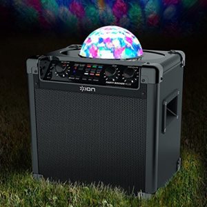 Ion Audio MAIN-80512ION Audio Party Rocker Plus | Rechargeable Speaker with Spinning Party Lights & Karaoke Effects (50W) Ion Audio MAIN-80512ION Audio Party Rocker Plus | Rechargeable Speaker with Spinning Party Lights & Karaoke Effects (50W)