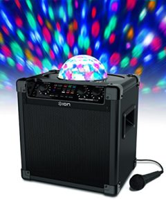 Ion Audio MAIN-80512ION Audio Party Rocker Plus | Rechargeable Speaker with Spinning Party Lights & Karaoke Effects (50W) Ion Audio MAIN-80512ION Audio Party Rocker Plus | Rechargeable Speaker with Spinning Party Lights & Karaoke Effects (50W)