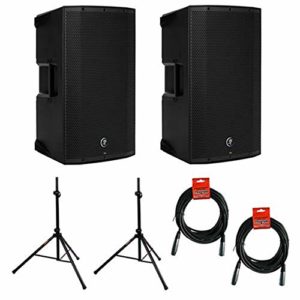 Mackie Thump15A - 1300W 15" Powered Loudspeaker (Pair) with (2) Steel Speaker Stand and (2) XLR-XLR Cable Mackie Thump15A - 1300W 15" Powered Loudspeaker (Pair) with (2) Steel Speaker Stand and (2) XLR-XLR Cable